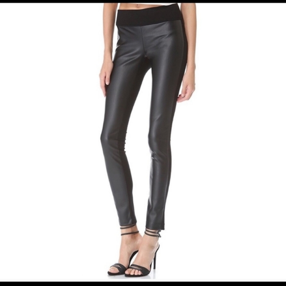 club monaco faux leather leggings